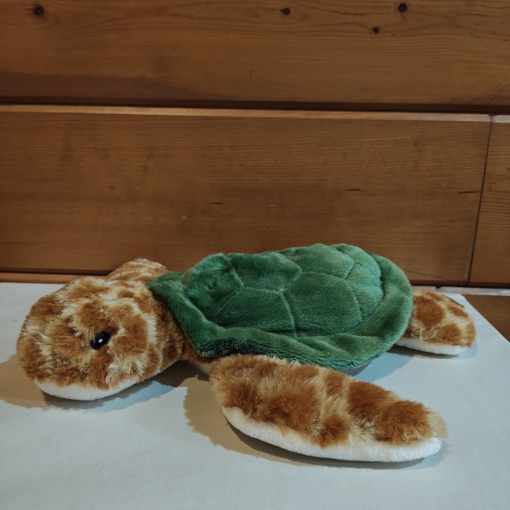 13" Wild Republic Ecokins Plush Sea Turtle Realistic Stuffed Animal Toy Lovey
